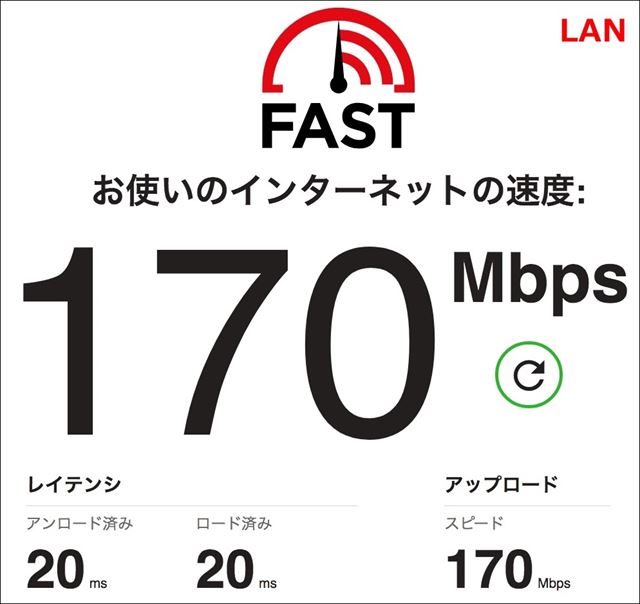 ドコモ光LAN-fast.com